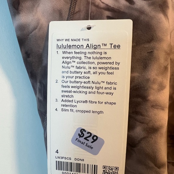 lululemon align tee - Picture 3 of 4